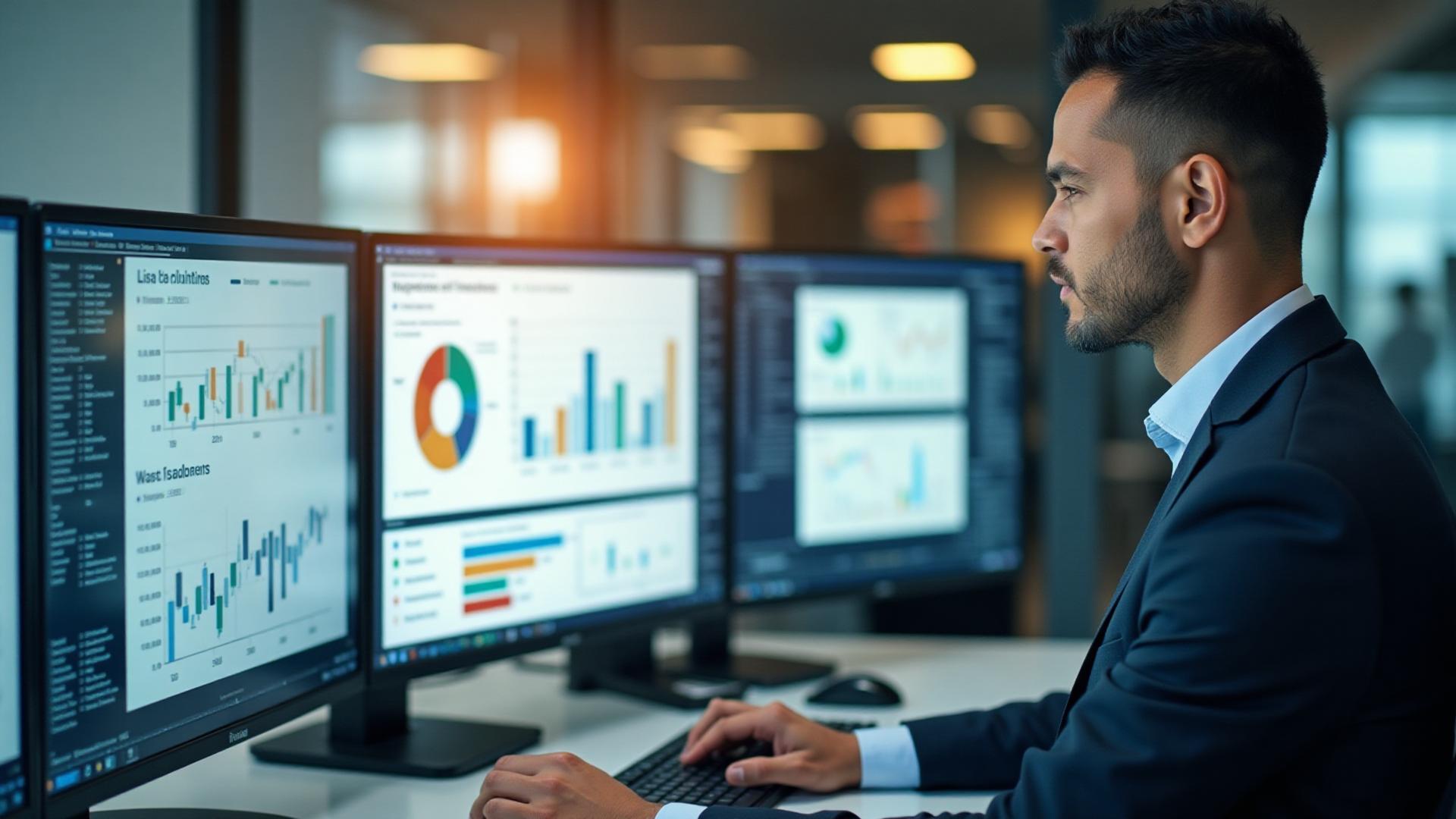 Financial Analyst hero image showing professional collaboration